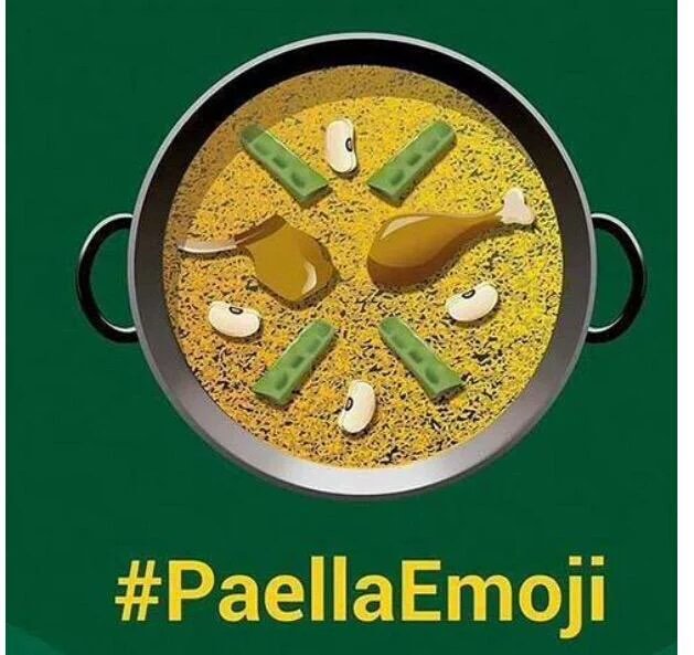 JesusTrelis's tweet photo. Hoy apoyando la #PaellaEmoji #paella https://t.co/istbdnKfRq