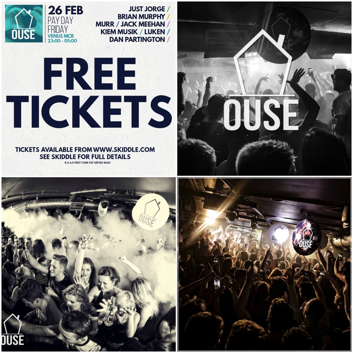 Ouse returns to Venus Manchester on February 26th!

FREE ENTRY tickets here: bit.ly/OuseVenus
