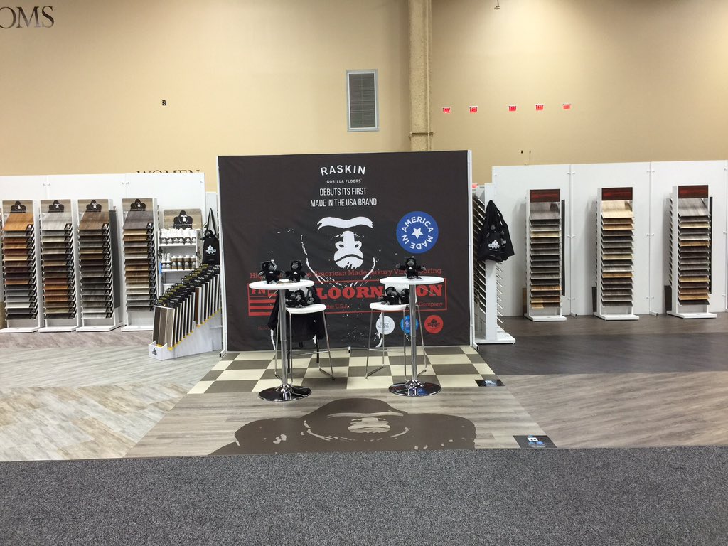 Our booth @ #Surfaces in #vegas Thank you for coming! Sorry if we missed you! #flooring #design #architecture