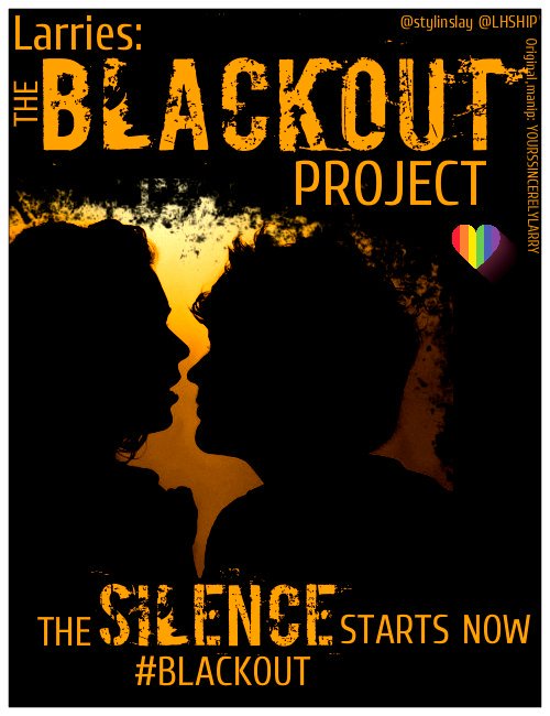 MyStylinsonTeam's tweet image. #PROJECT Read about this and join if you want to!!!

The BLACKOUT Project - The Silence Starts Now

#BLACKOUT