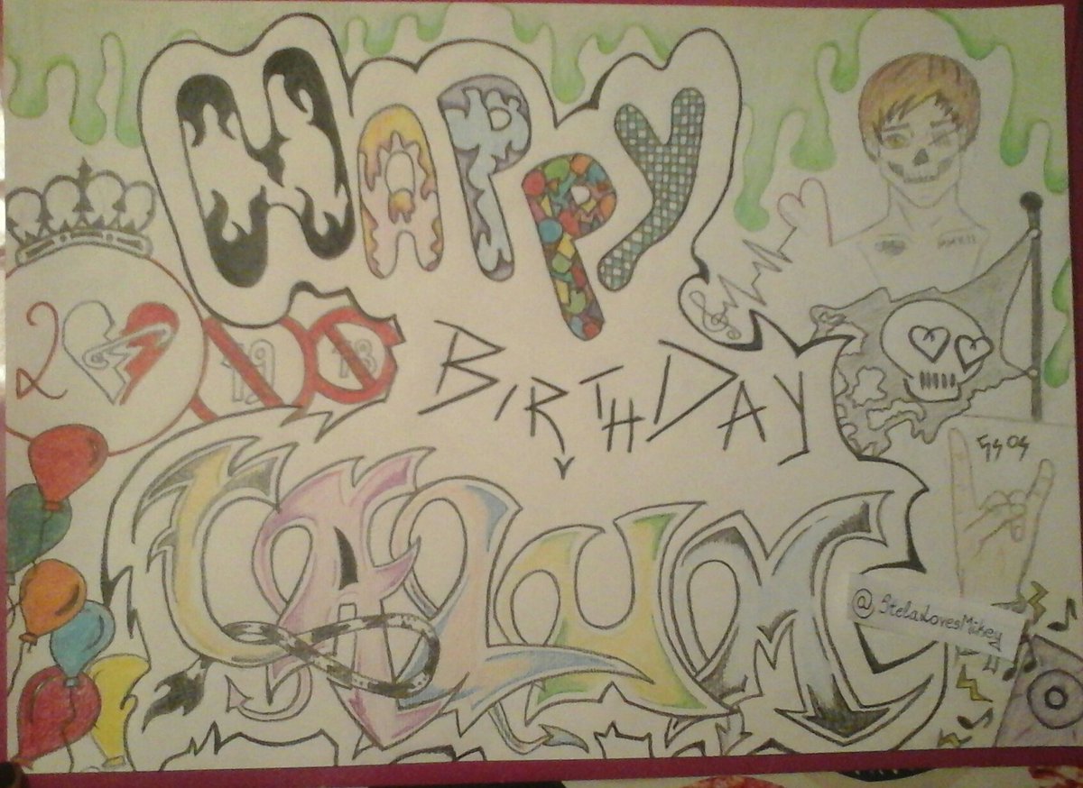 StelaLovesMikey's tweet image. Hi or Hey @Calum5SOS 🙈Happy B-day Cal, i wish you all the best sweetie 😁🎉🍕 PS I hope you like my drawing 🙈i tried 😭