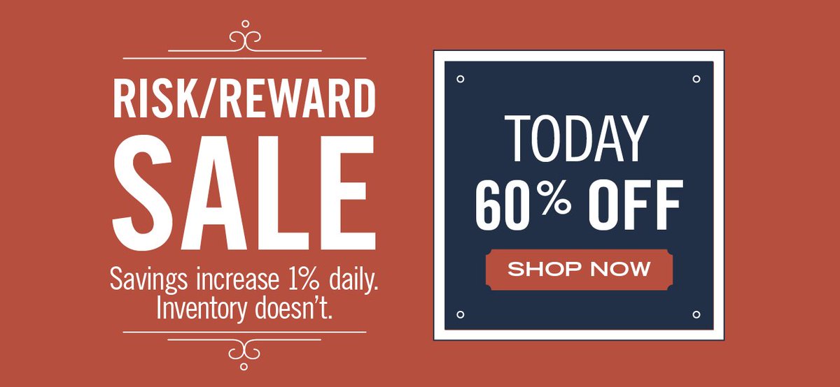 wingtip's tweet photo. Still need new gear for the new year? Risk/Reward is now 60% off. https://t.co/W5figbOm6q https://t.co/SU58CrccRP