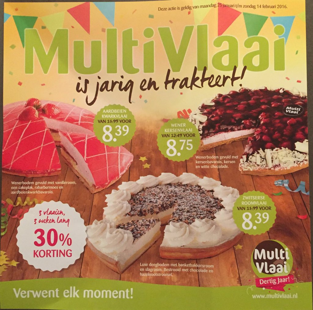 NootdorpParade's tweet photo. 3 vlaaien, 3 weken lang met 30% korting bij @multivlaai__ Dat is nog eens leuk trakteren! https://t.co/8pneMFXpbC