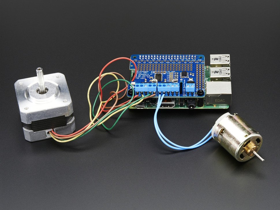 ThePiHut's tweet image. Adafruit DC &amp;amp; Stepper Motor HAT for Raspberry Pi tuppu.net/151aaa17 #RaspberryPi #RaspberryPiGpio&amp;amp;Hats