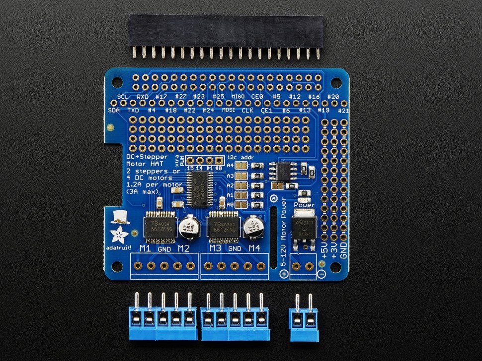 ThePiHut's tweet image. Adafruit DC &amp;amp; Stepper Motor HAT for Raspberry Pi tuppu.net/151aaa17 #RaspberryPi #RaspberryPiGpio&amp;amp;Hats