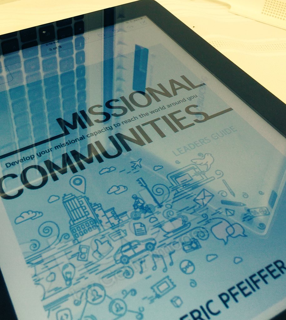 eric_pfeiffer's tweet photo. Working on the cover for a Missional Community Leader Guide. Coming Soon! https://t.co/MTiFjLMEG9