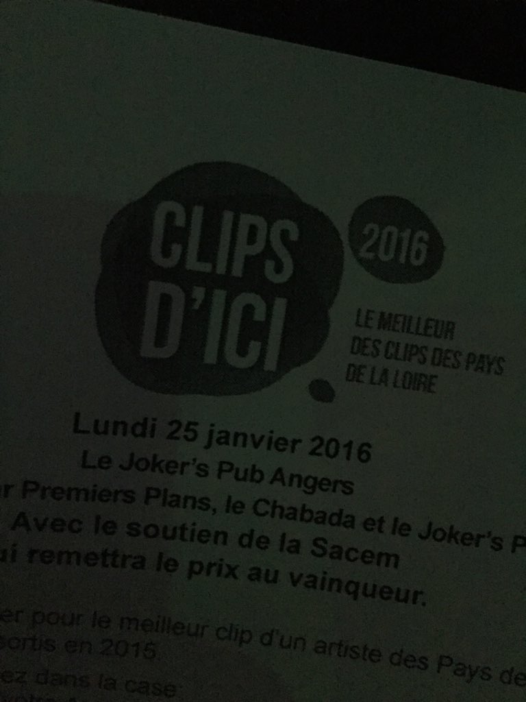 Main'zine en direct du bar #LeJokersPub pour la soirée #Clipsdici dans le cadre du festival @PremiersPlans