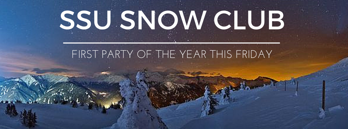 Take a break from the first week of class and join us Friday at A Winter Night in Aspen presented by SSU Snowclub