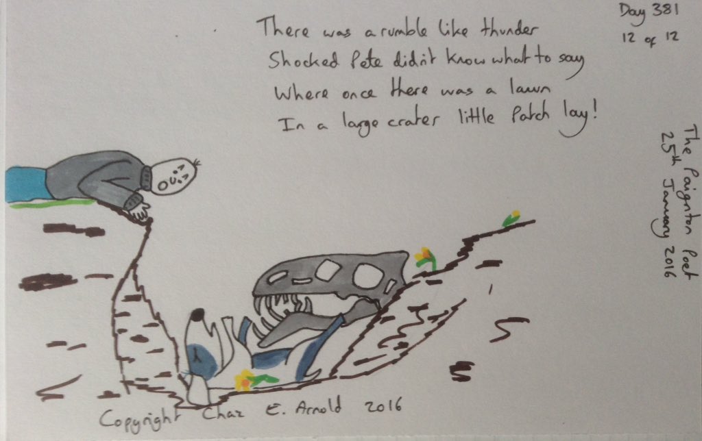 PaigntonPoet's tweet photo. The first of the #ProjectPatch tales ended today
And now I too will be on my way
Goodnight https://t.co/fpsBnCQ3Ww