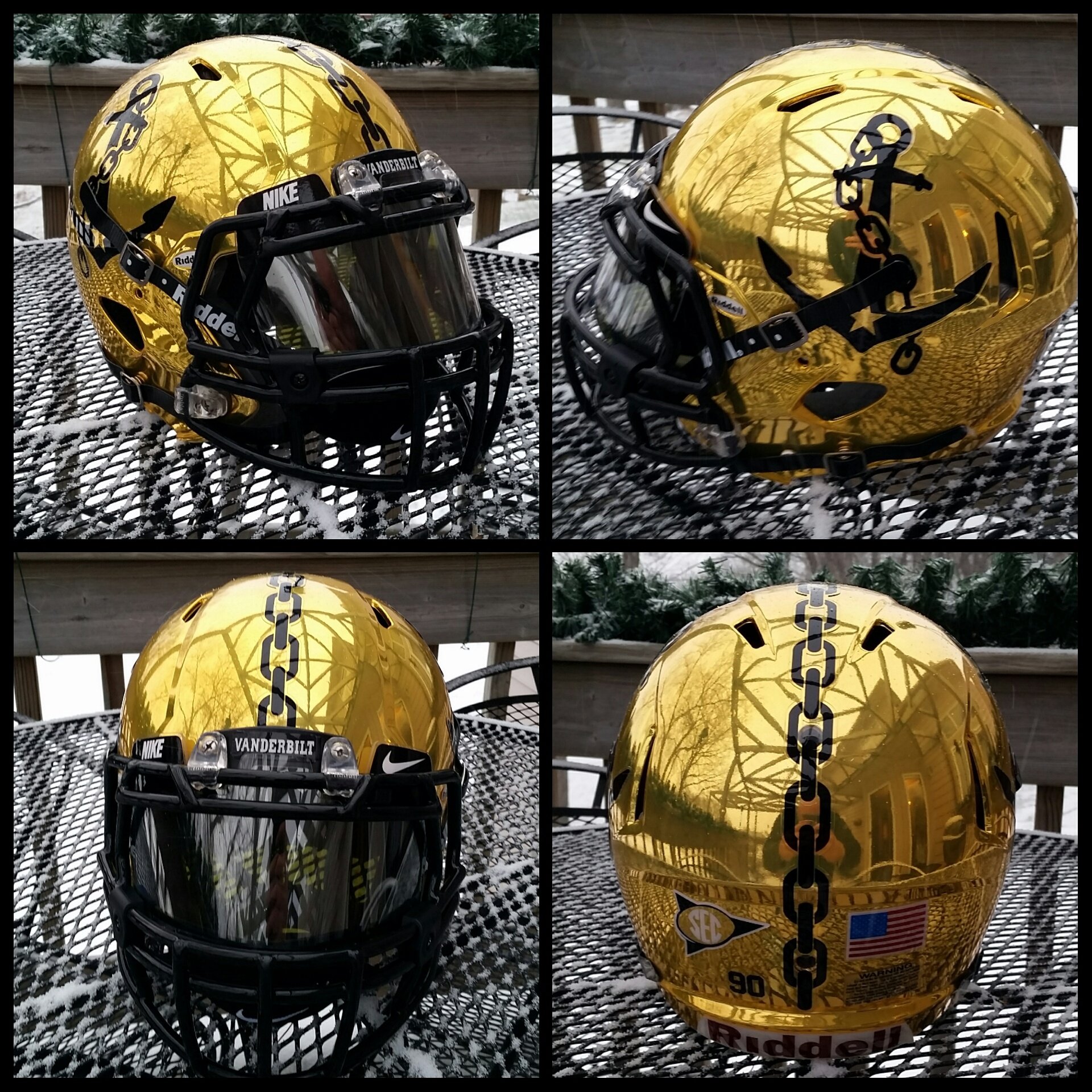 Vandy football on sale helmet