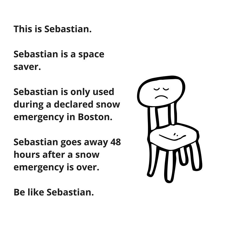 BostonGlobe's tweet photo. Boston uses "Be Like Bill" meme to remind people to remove space savers: https://t.co/dCnQOVrPto https://t.co/XScjgnc7OJ