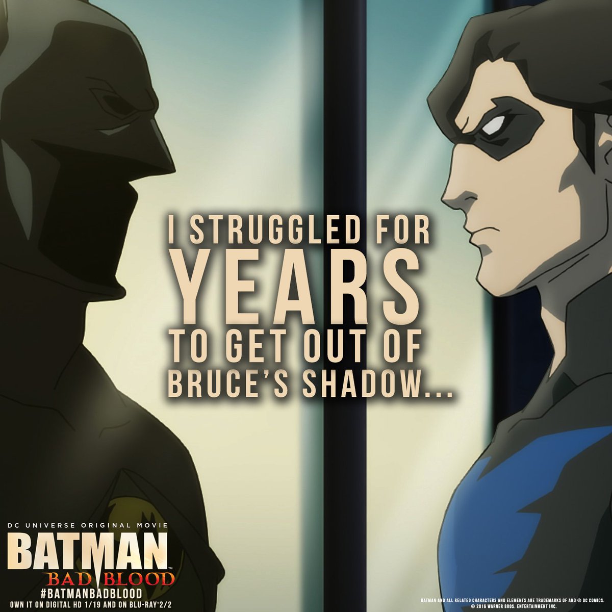 DCOfficial's tweet image. Join Nightwing in keeping Gotham safe in #BatmanBadBlood, available on Digital HD today!