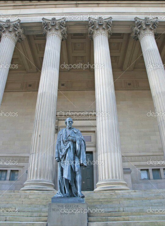 Benjamin_Disrae's tweet photo. This is my statue in fron of St. George Hall in Liverpool https://t.co/YEqx653bdG