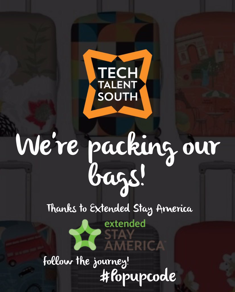 TweetTechTalent's tweet photo. 2 weeks, get coding. Yay! We'll see you at #PopUpCode @texastech, next week! @ExtendedStay ๐ https://t.co/H1RLGq7THX
