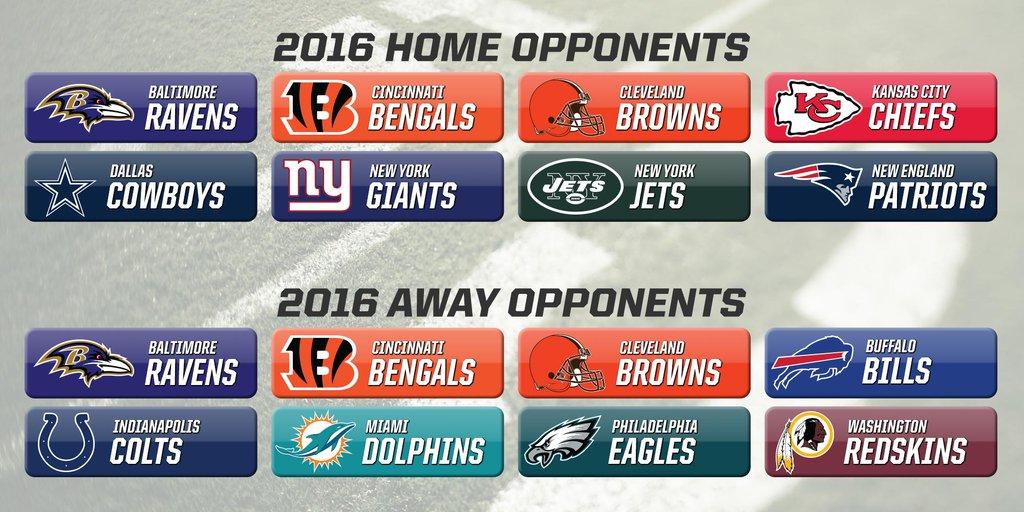steelers's tweet image. Take a look at our opponents for the upcoming season.

📰 | stele.rs/nkeaFg
