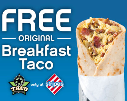 freegetthemfree's tweet photo. FREE Breakfast Taco at Stripes Stores - https://t.co/4g8A08WZXp https://t.co/8CIjeeECAw