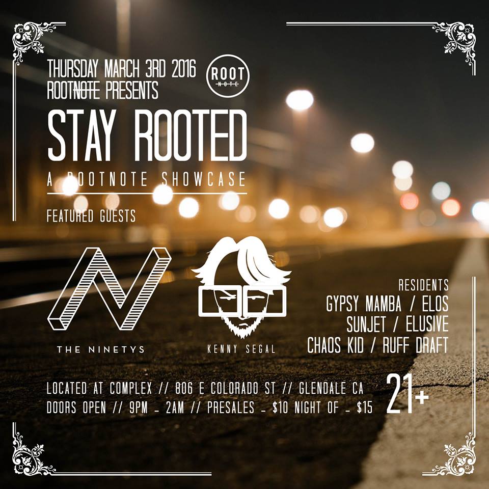 BlastedEvents's tweet photo. https://t.co/5PPb41d0yF
Get your $10 presale tickets for the first ever STAY ROOTED!
@GYPSYMAMBA @ROOTNOTE_CO https://t.co/QuIDngTJmh