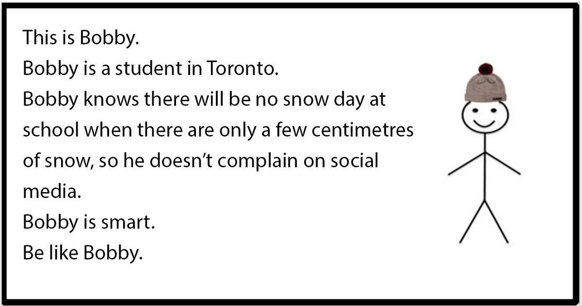 Toronto District School Board Be Like Bobby T Co Y2beyyw2xq