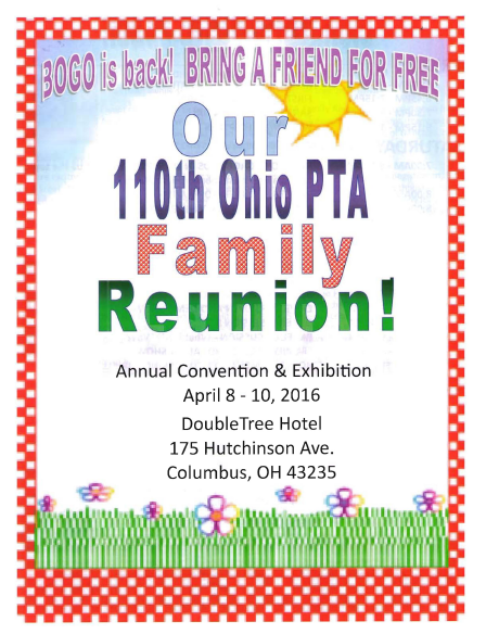 OhioPTA's tweet photo. Register for the OH PTA Convention TODAY!
https://t.co/Qs3TWVlR6k https://t.co/CY0DCtoCBq