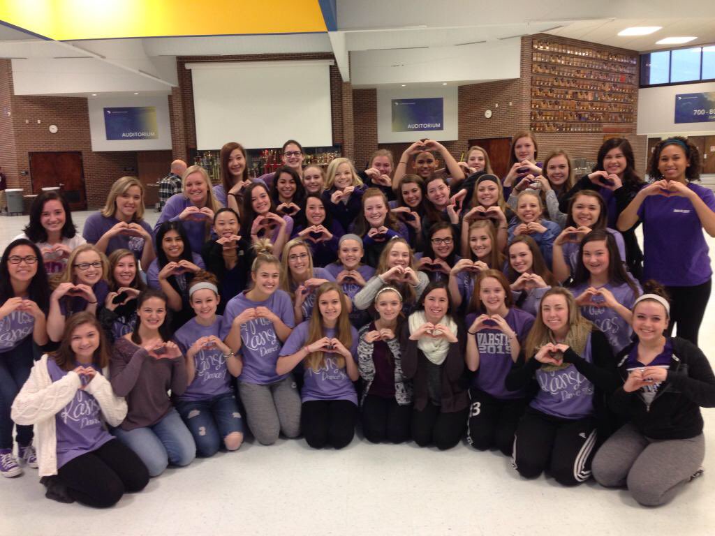 Wearing purple to support Parker, a dancer at ATB, through her fight against brain cancer!💜💜#ParkerLovesLife