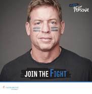 TroyAikman's tweet image. I'm a #spokesperson for #melanomajustgotpersonal bc advanced #melanoma is a tough opponent bit.ly/1WuYL7S