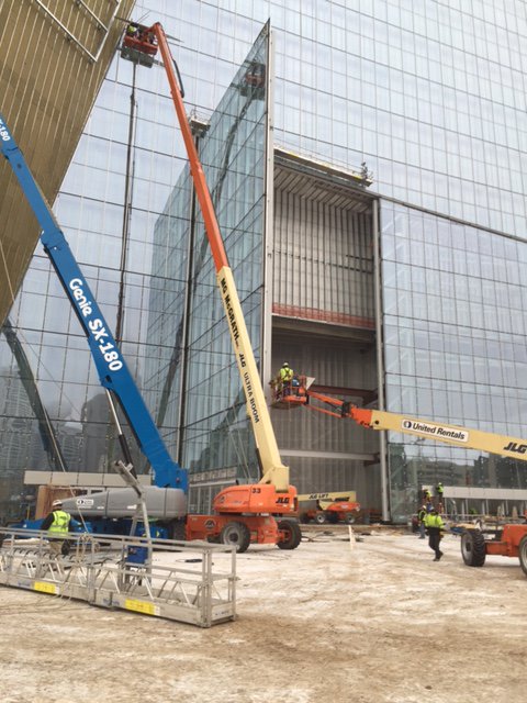 usbankstadium's tweet image. The biggest hydraulic door has opened for the first time today!