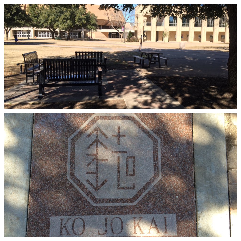 Kayliruth's tweet photo. #KojiePark is a beautiful spot in the middle of campus! #jmc367 https://t.co/rQaQFbieJL