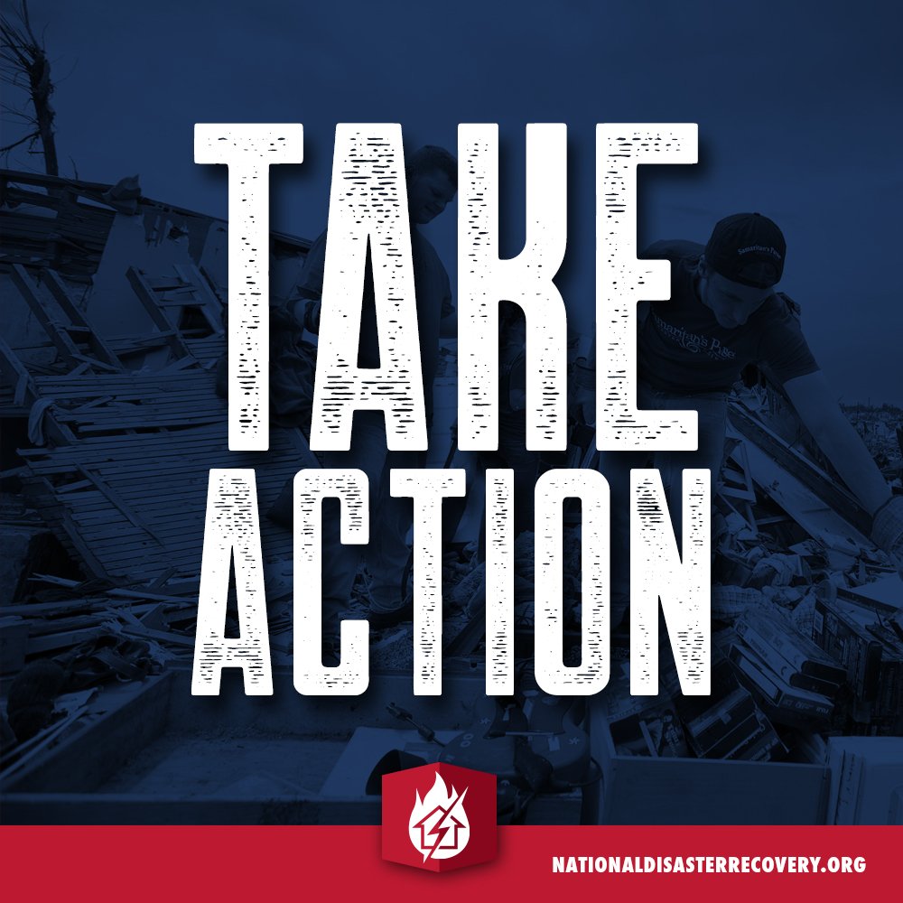When disaster strikes, take action