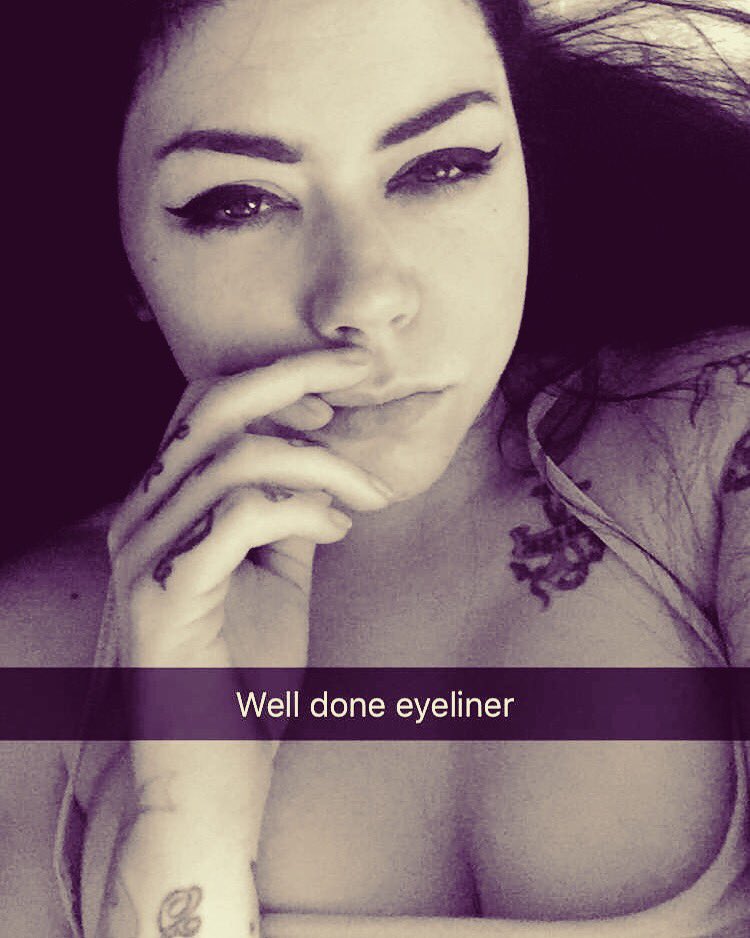 basiumis's tweet photo. #wokeuplikethis #gremlin but srsly well done eyeliner https://t.co/9GquE162us