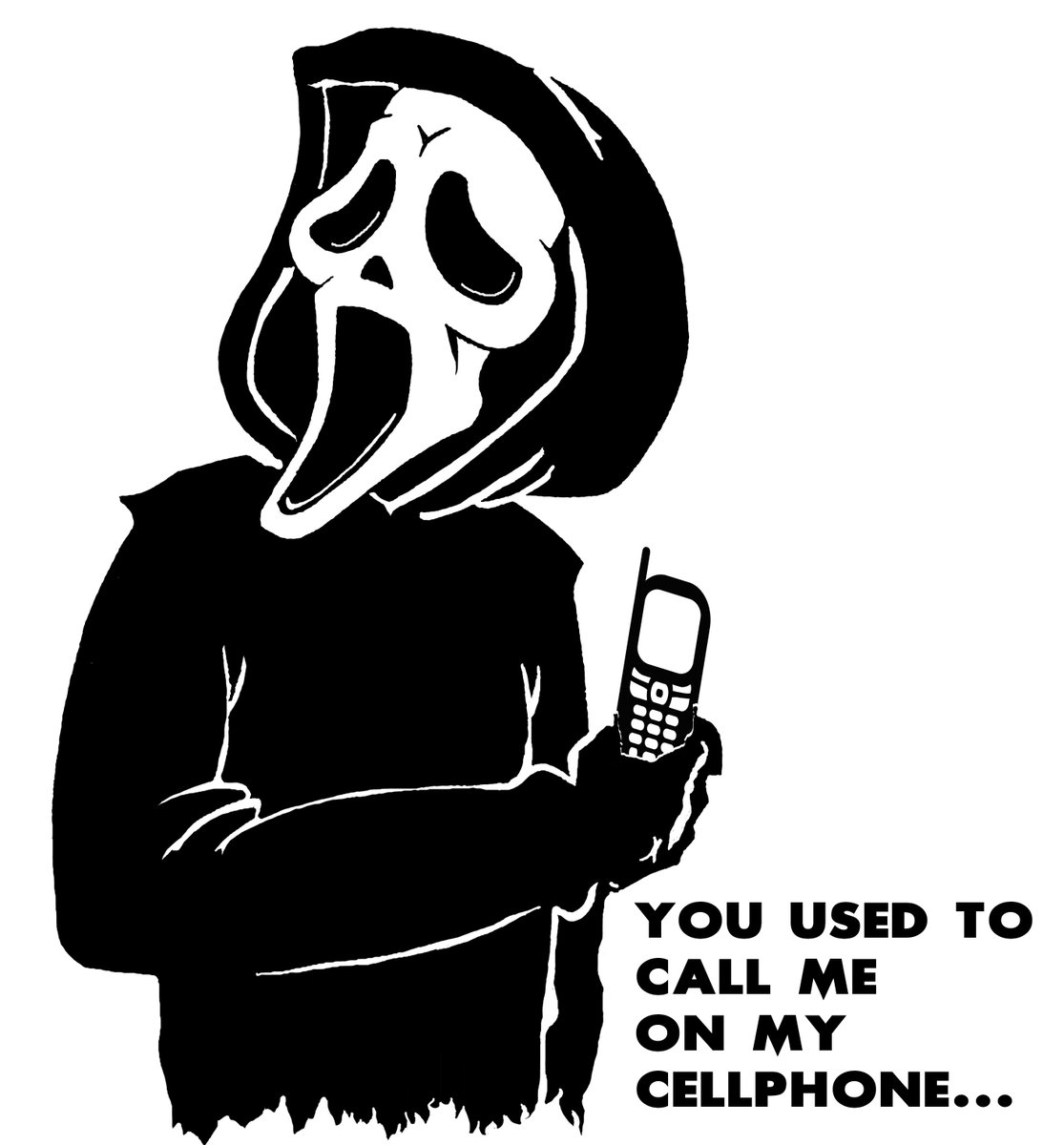 jtownsendphotos's tweet photo. New T-shirt! https://t.co/7Y3sz1F4Mt  :-p  #scream --#UsedtoCallMeonMyCellphone #GhostFace #hotlinebling https://t.co/40b19cZL63