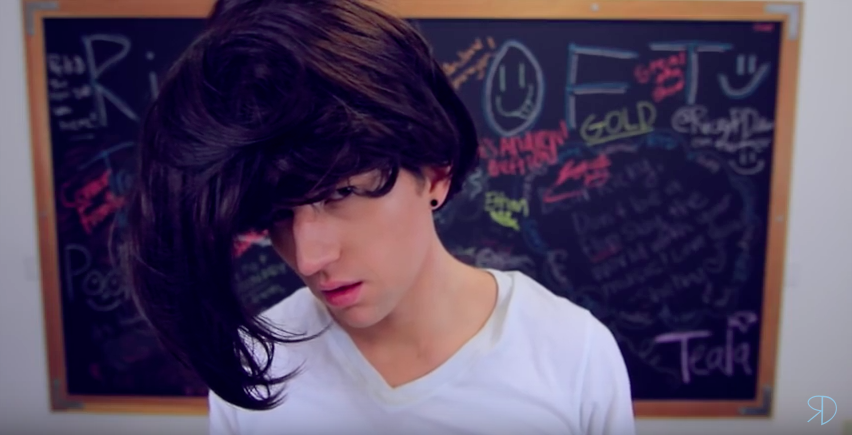 "I caught my brother being weird."