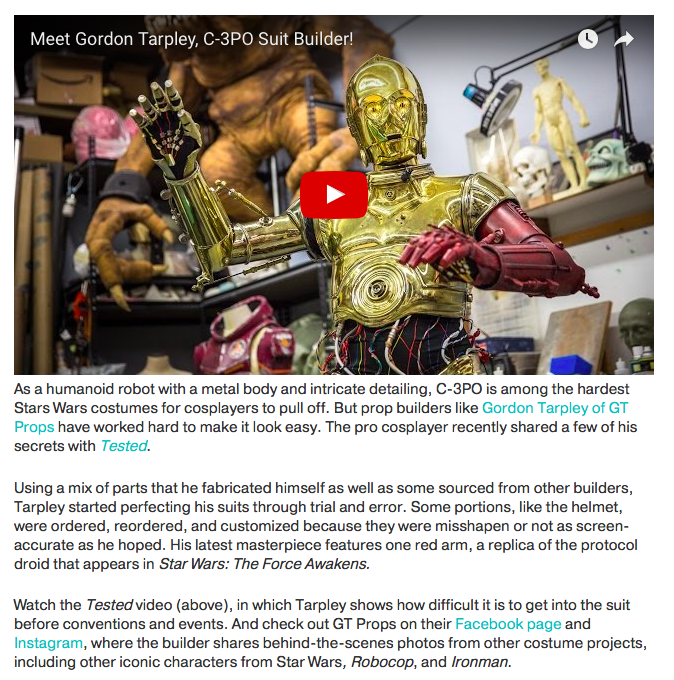VictoriaMahoney's tweet photo. How fun would it be to have @GordonTarpley of #GTProps special guest at a get2gether, so he can #C3PO school us? https://t.co/YwvMbvEG25