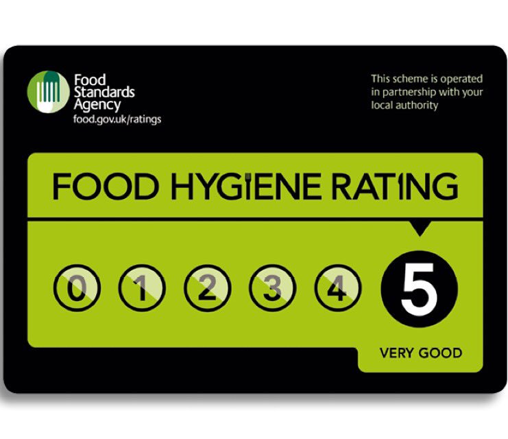 We have just had our first hygiene inspection and are pleased to announce we received a five star rating. #hhbbq