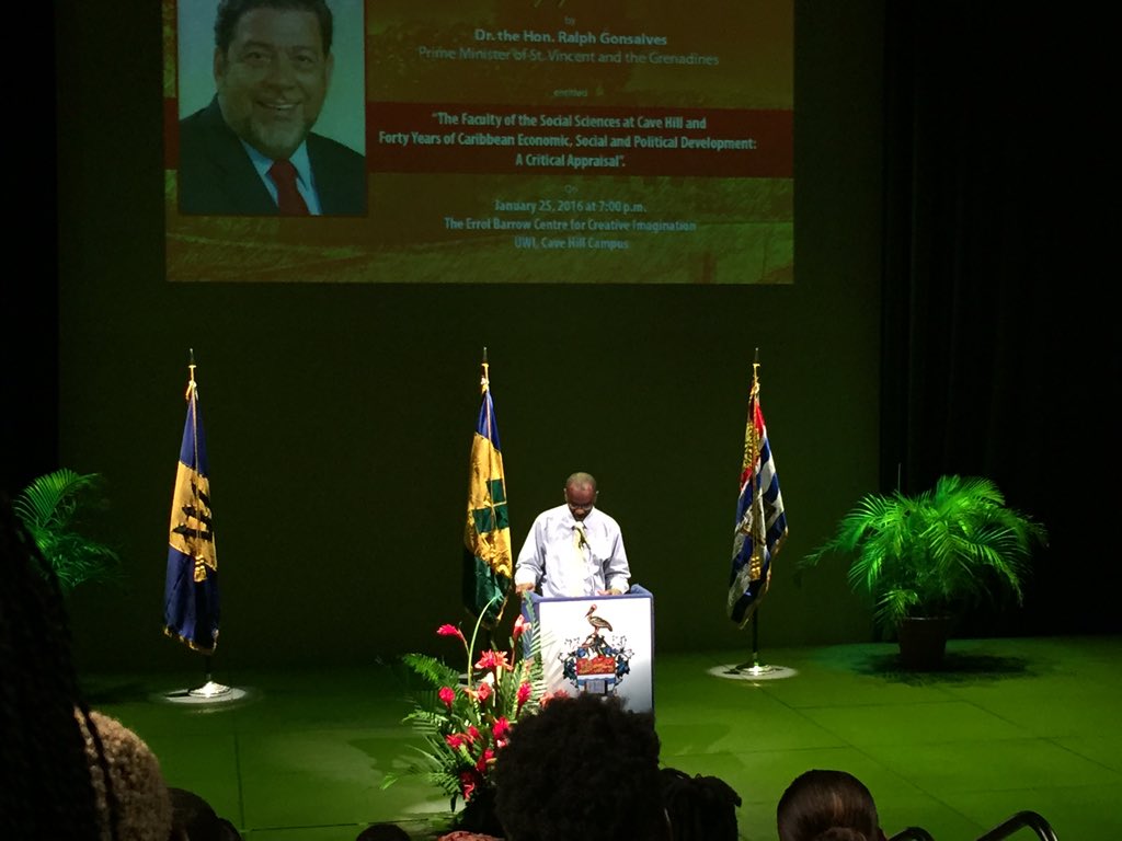 FSSCaveHill's tweet photo. Dean of the Faculty of Social Science s, Dr Justin Robinson gives the welcome #ComradeRalph https://t.co/q3mKwHdhCq
