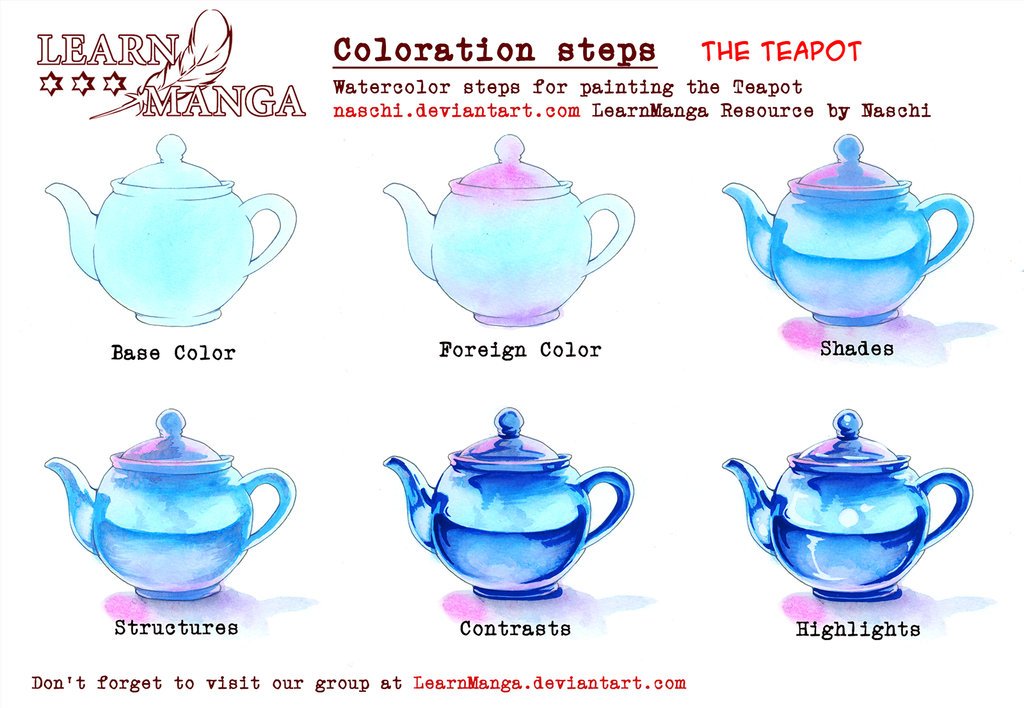 DeviantArt's tweet image. Fancy a cup of tea? This tutorial provides a quick look at painting a teapot! bit.ly/1nk1vbW