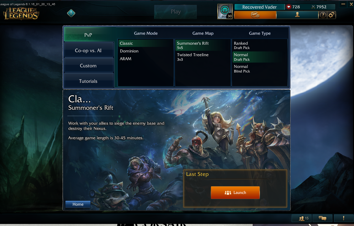 recovered_vader's tweet photo. @RiotSupport just an fyi this is what the summoner's rift looks like for me. https://t.co/XaPtujSZfH