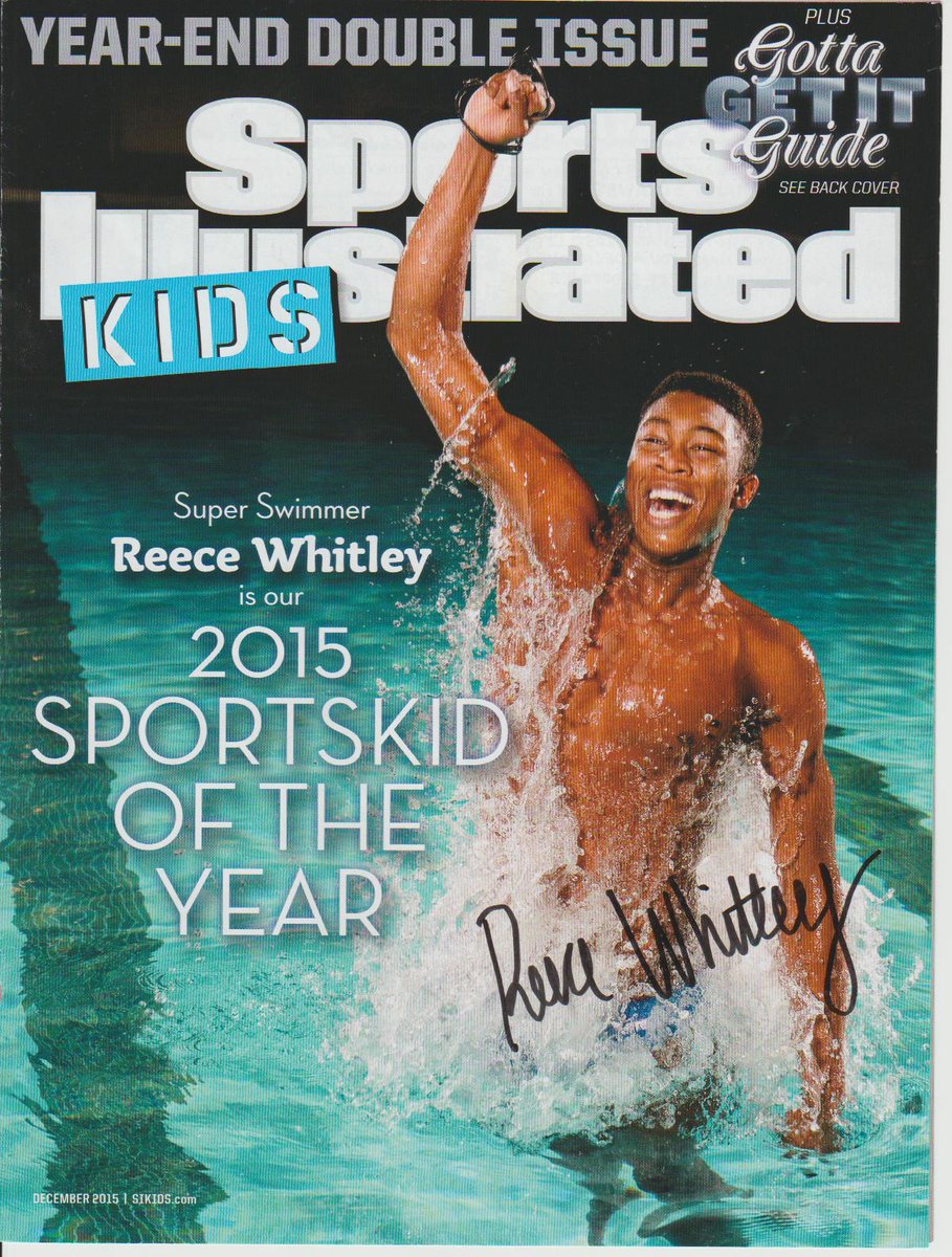 MikeSorenson1's tweet photo. Thanks for signing my @SInow Reece Whitley! @_reecewhitley #respect #keepmakingthingshappen #legend #swimming https://t.co/hBtnEQjQqQ