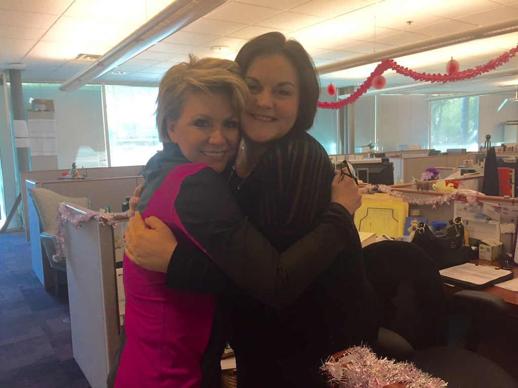 JoshFrigerio's tweet image. Last week was #NationalHugDay and I forgot to post these pictures of my #ABC15 colleagues! Oops.