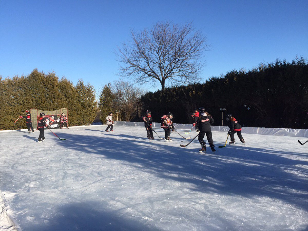 OakvilleHornets's tweet photo. #OakvilleHornets #AtomBB had their own version of the Winter Classic this past weekend! https://t.co/fY5SXOiuS2