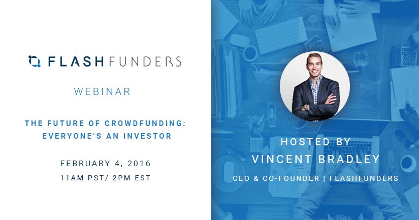flashfunders's tweet photo. Get exclusive #TitleIII #EquityCrowdfunding insights in our upcoming #webinar. Register now: https://t.co/u8NY7FYkt8 https://t.co/SbIuiaorOO