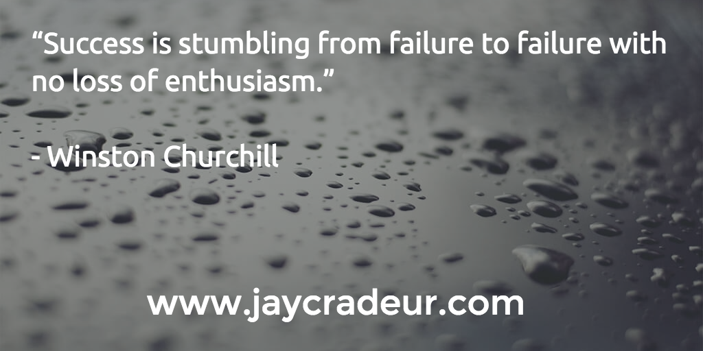 jaycradeur's tweet photo. “Success is stumbling from failure to failure with no loss of enthusiasm.”
 
- Winston Churchill https://t.co/aVMH88pnOP