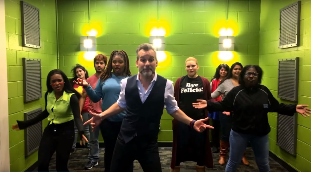 dallasnews's tweet photo. After viral 'Uptown Funk' video, Dallas high school is back with another hit | @guidelive https://t.co/j1zCgwjqjq https://t.co/IXXHKOpGpe