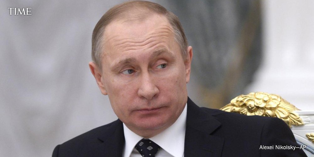 TIME's tweet image. U.S. is point-blank accusing Vladimir Putin of corruption ti.me/1S7KD5Y