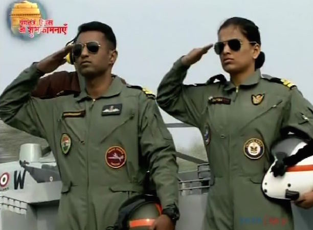 ABPNews's tweet photo. #Woman power at #RepublicDayParade
https://t.co/JQJlKYWHWM https://t.co/BIWieYbydU