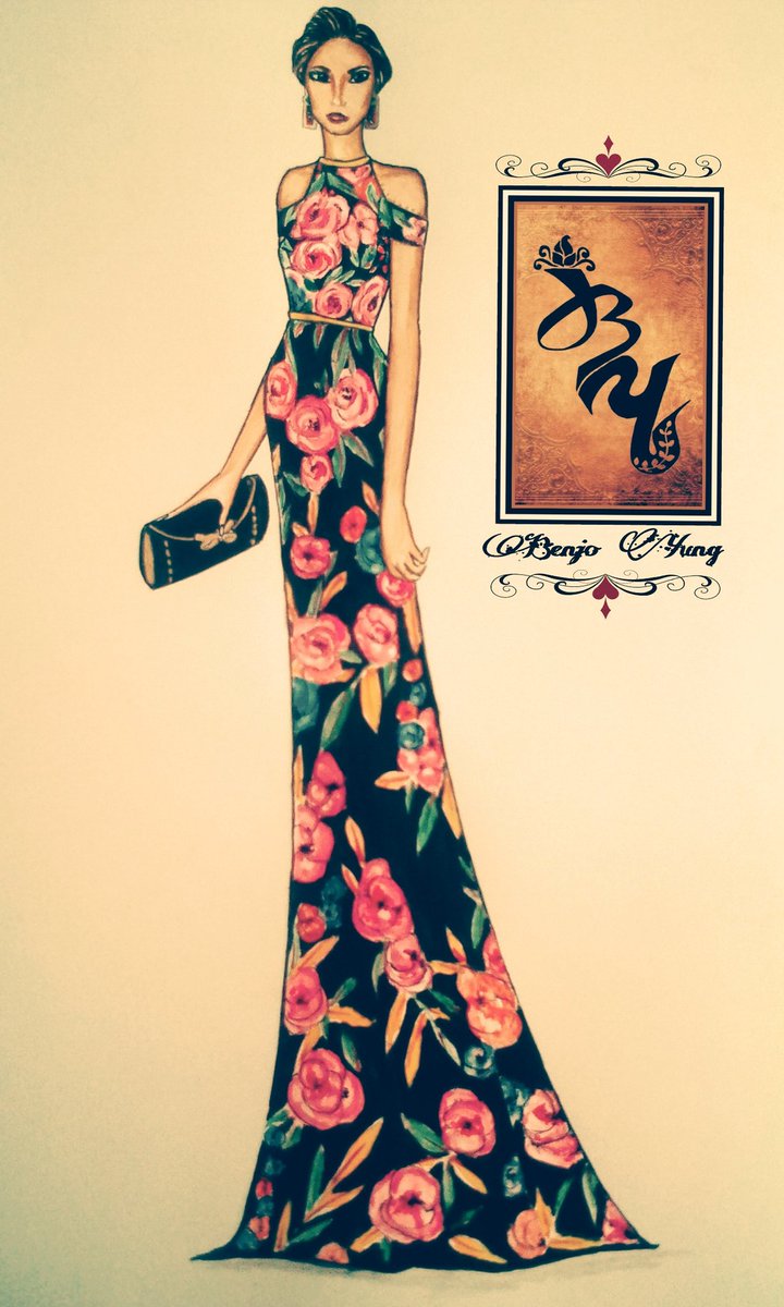BenjoYung's tweet image. Benjo Yung Express Fashion Sketch #ExpressDesign #FashionArt #SketchMore #LoveArtandFashion #Be2016FashionPopArt