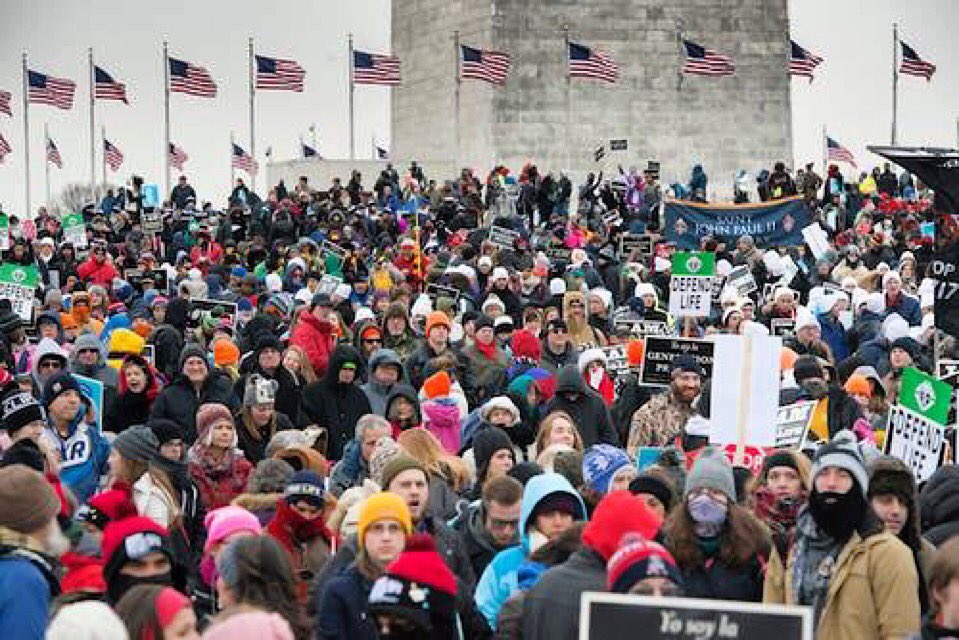 THANK YOU for being part of this tremendous #prolife crowd! Is everyone home safely? #MarchForLife #whywemarch