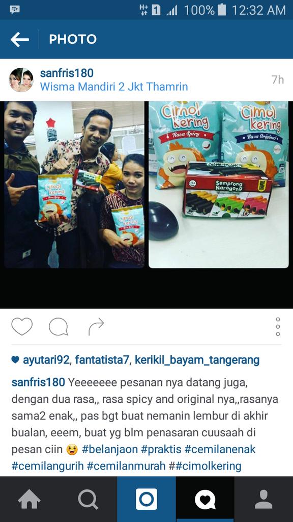 Happy Tuesday everyone 😄

#KetagihanCimoring #DistributorCimoring #JuraganCimoring #CemilanHits #PecintaCimoring