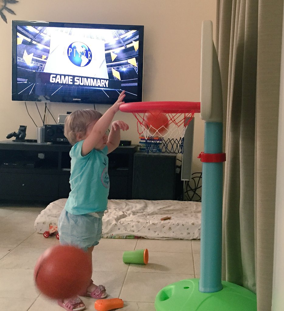 Happy Australua day, with my daughter watching <a href="/cavs/">Cleveland Cavaliers</a> #CavsAustraliaDay #fsocavs