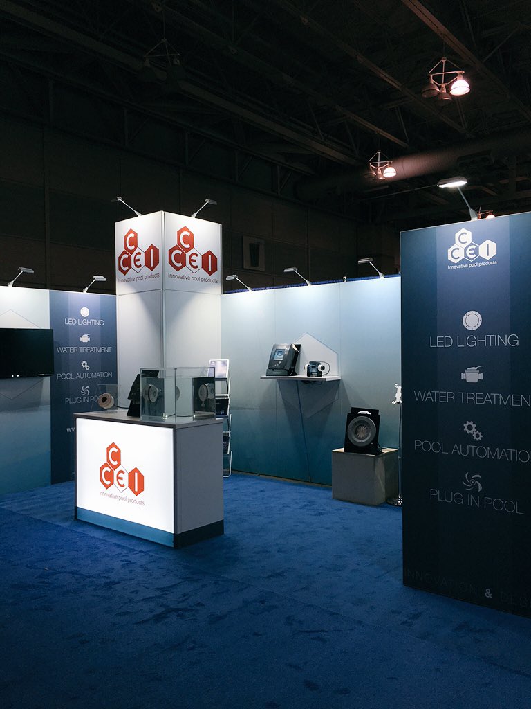 Ready for the Pool &amp; Spa show. See you tomorrow booth 3054 #CCEI