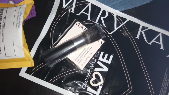 Several hours later. I opened package 2 Just in time I polished off the end of my mineral powder.. I<a href="/tag/alpha"class="tags"><span>#alpha</span></a><a href="/tag/youwishyouwereus"class="tags"><span>#youwishyouwereus</span></a><a href="/tag/worshipus"class="tags"><span>#worshipus</span></a><a href="/tag/findomco"class="tags"><span>#findomco</span></a>